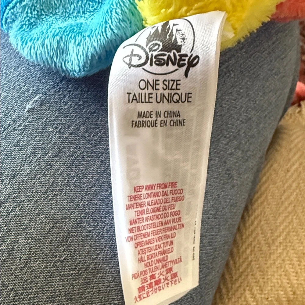 Disney Parks Little Mermaid Red Teal Hooded blanket with flounder Hood